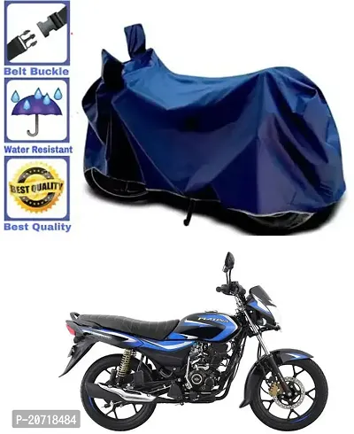 RONISH Waterproof Bike Cover/Two Wheeler Cover/Motorcycle Cover (Navy Blue) For Bajaj Platina 110