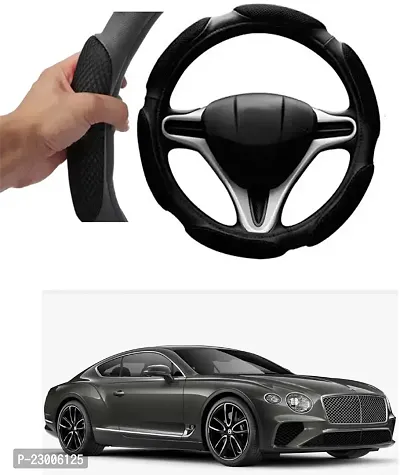 Car Better Grip Black Steering Wheel Cover (Slip-in) For Bentley Continental GT