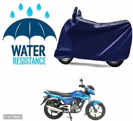 Splendid Waterproof Polyester Two Wheeler Cover Suitable For Bajaj XCD 135 Bikes