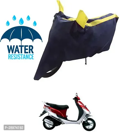 Stylish Waterproof Two Wheeler Cover For Kinetic Zing Motorcycle