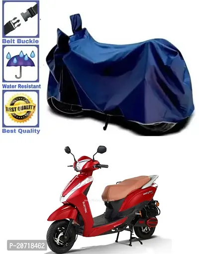 RONISH Waterproof Bike Cover/Two Wheeler Cover/Motorcycle Cover (Navy Blue) For Ampere Magnus