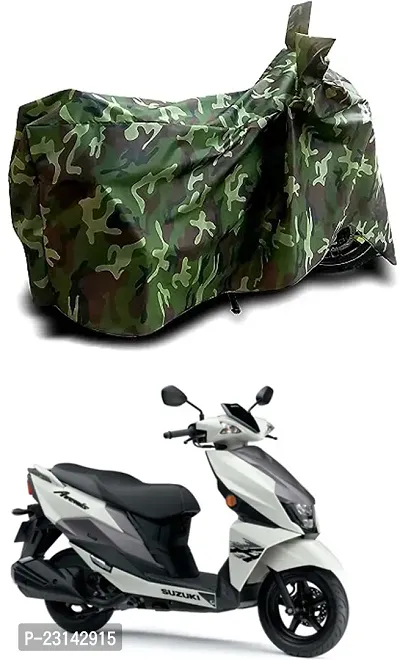 RONISH Dust Proof Two Wheeler Cover (Multicolor) For Suzuki Avenis 125_a14