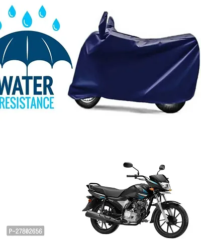 Designer Bike Body Cover Navy Blue For Yamaha Saluto Rx