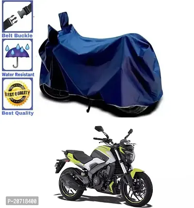 RONISH Waterproof Bike Cover/Two Wheeler Cover/Motorcycle Cover (Navy Blue) For Bajaj Dominar 250