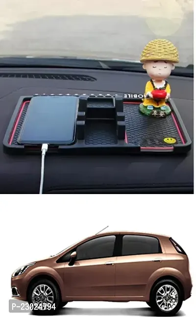 Car Dashboard Pad Mat/Car Mat/Car Cell Phone Holder Mat For Fiat Abarth Punto-thumb0