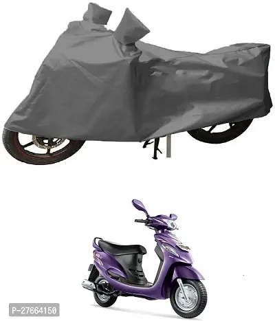 Stylish Grey Matty Mahindra Rodeo Bike Cover