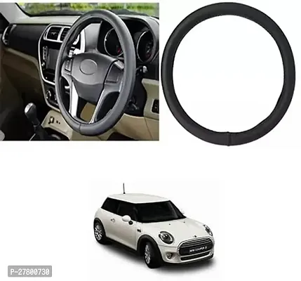 Designer Car Steering Cover Round Black For Universal For Car Cooper