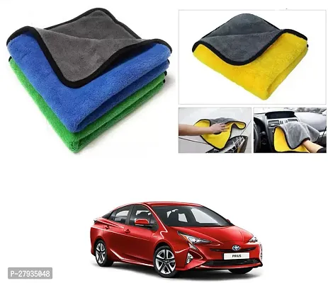 Car Cleaning Microfiber Cloth Pack Of 2 Multicolor For Toyota Prius