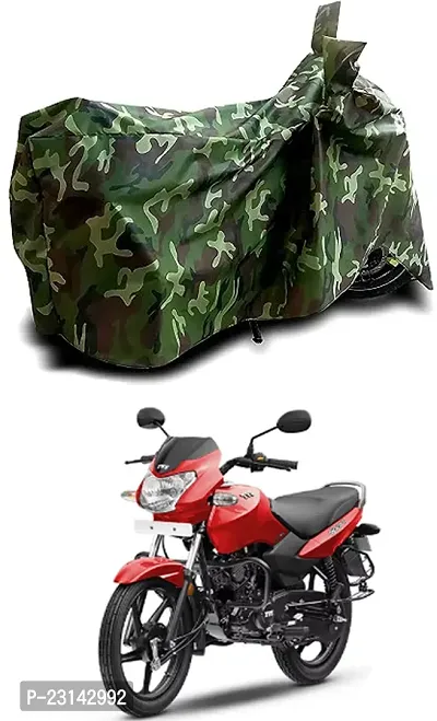RONISH Dust Proof Two Wheeler Cover (Multicolor) For TVS Sport_a84