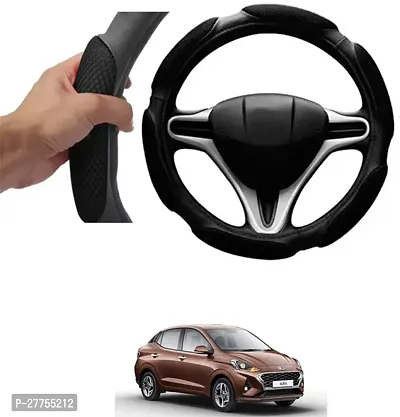 Car Steering Cover Black 6G Skidproof For Hyundai Aura