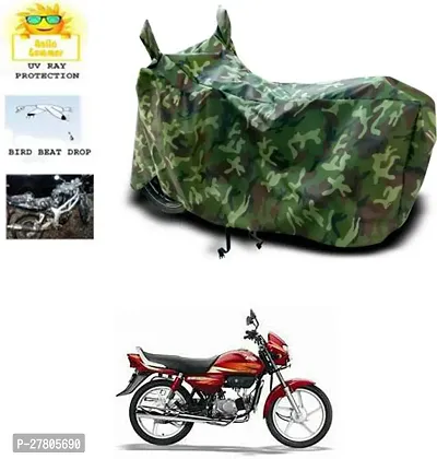 Designer Bike Body Cover Jungle Green For Honda Cd Dawn