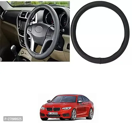 Designer Car Steering Cover Round Black For Bmw 2 Series