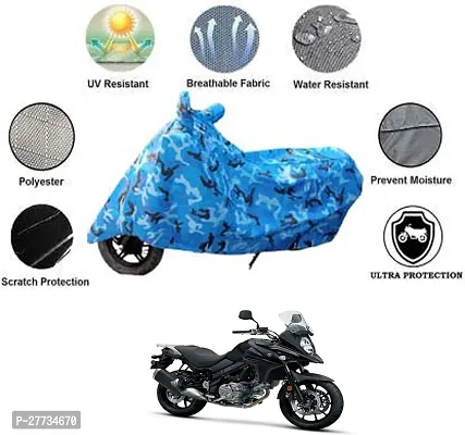 Protective Polyester Bike Body Covers For Suzuki V Strom 650