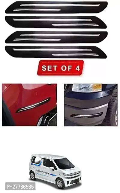 Protective Silicone Car Bumper Protector Guard For Maruti Suzuki Wagon R EV-Pack Of 4-thumb0