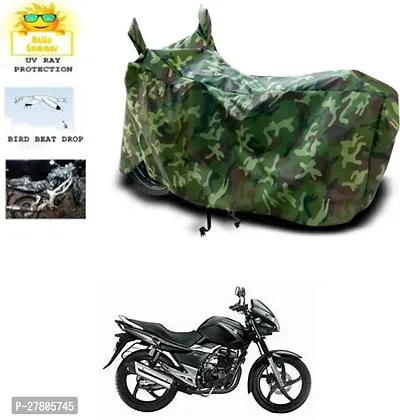 Designer Bike Body Cover Jungle Green For Suzuki Gs 150R