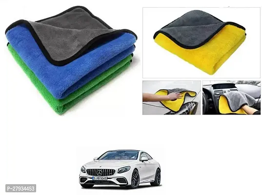 Car Cleaning Microfiber Cloth Pack Of 2 Multicolor For Mercedes Benz AMG