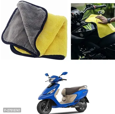 Stylish Bike Cleaning Cloth For TVS Scooty Zest 110