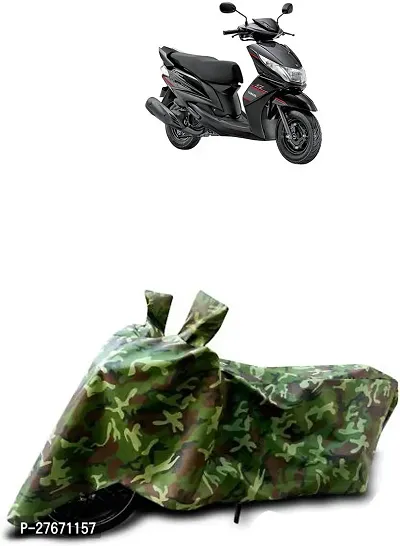 Protective Polyester Bike Body Covers For TVS Ray Z-thumb0