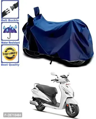 RONISH Waterproof Bike Cover/Two Wheeler Cover/Motorcycle Cover (Navy Blue) For Hero Duet 125CC