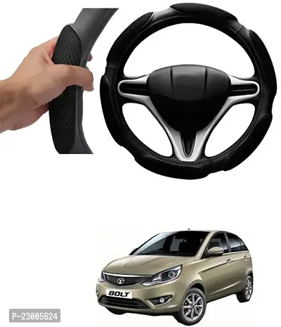 Car Better Grip Black Steering Wheel Cover (Slip-in) For Universal For Car Boxster