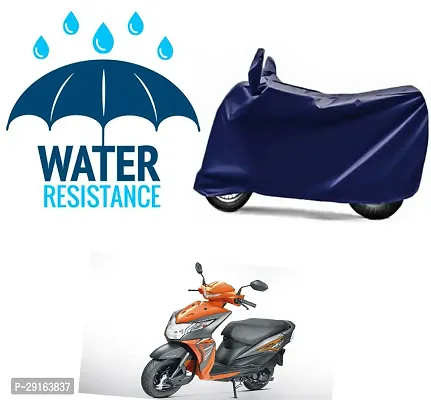 Classic Plain Two Wheeler Cover Blue For Honda Dio