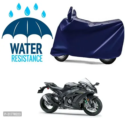 Splendid Waterproof Polyester Two Wheeler Cover Suitable For Kawasaki All Bike Models