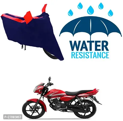 Designer Bike Body Cover Red And Blue For Tvs Phoenix 125