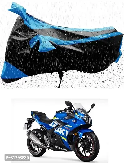 Useful Solid Waterproof Two Wheeler Cover Suzuki Gixxer 250-thumb0