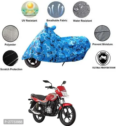 Durable and Water Resistant Polyester Bike Cover For Bajaj Platina 110-thumb0