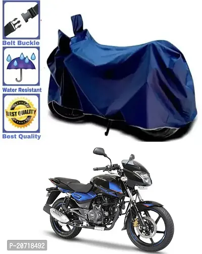 RONISH Waterproof Bike Cover/Two Wheeler Cover/Motorcycle Cover (Navy Blue) For Bajaj Pulsar 150 DTS-i