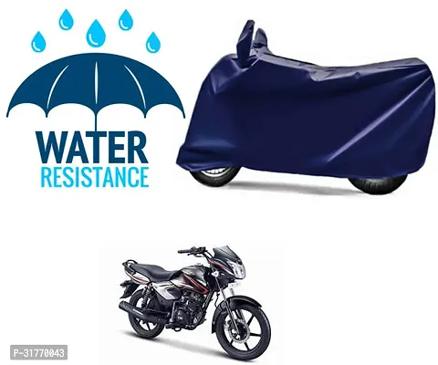 Splendid Waterproof Polyester Two Wheeler Cover Suitable For TVS Pheonix Bikes