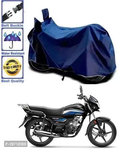 RONISH Waterproof Bike Cover/Two Wheeler Cover/Motorcycle Cover (Navy Blue) For Honda CD 110 Dream