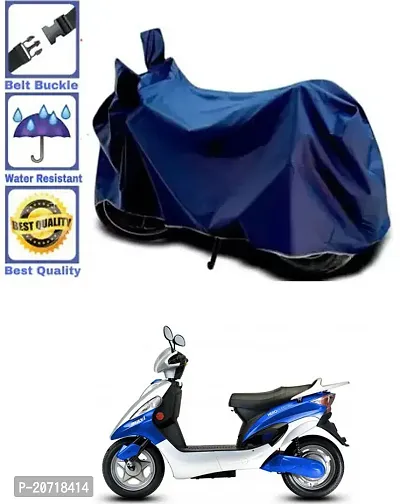 RONISH Waterproof Bike Cover/Two Wheeler Cover/Motorcycle Cover (Navy Blue) For Hero Electric Maxi