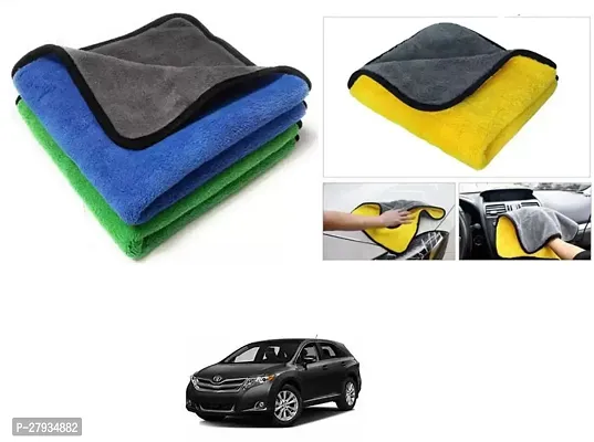 Car Cleaning Microfiber Cloth Pack Of 2 Multicolor For Toyota Venza