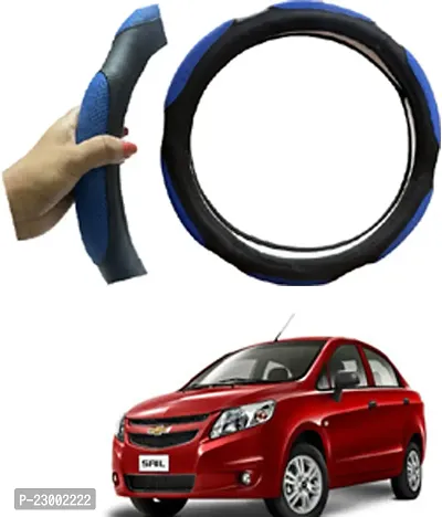 RONISH Car Steeing Cover/Black,Blue Steering Cover For Chevrolet Sail-thumb0