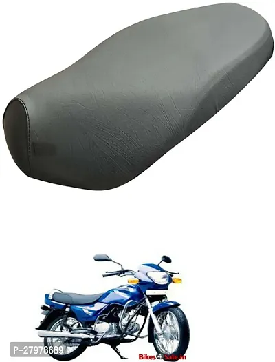 Two Wheeler Seat Cover Black For Tvs Centra-thumb0