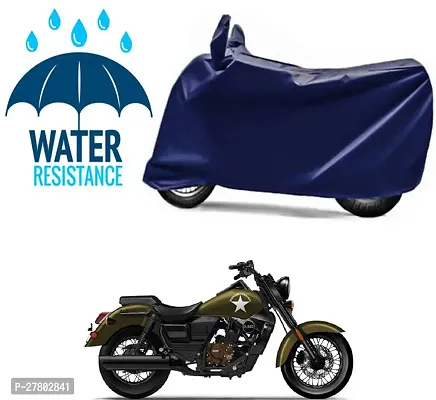 Designer Bike Body Cover Navy Blue For Um Renegade-thumb0