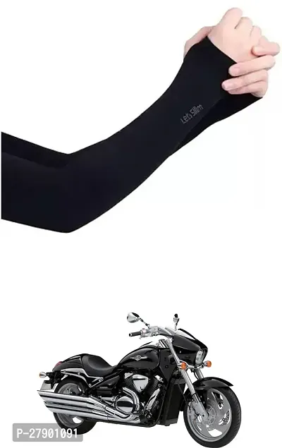 Stylish Breathable and Stretchable Arm Sleeve With Thumb Hole For Suzuki Intruder M1800R