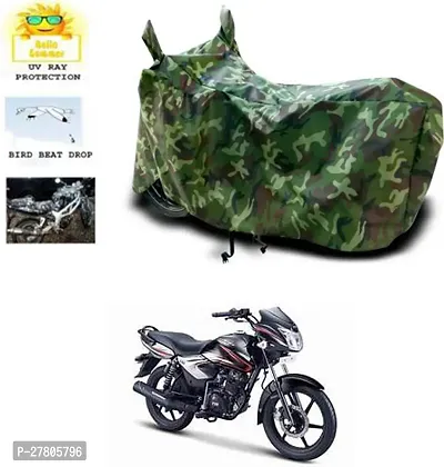 Designer Bike Body Cover Jungle Green For Tvs Pheonix