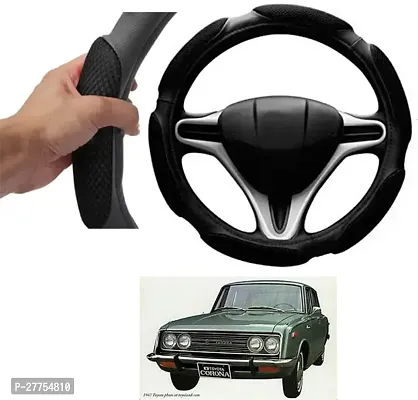 Car Steering Cover Black 6G Skidproof For Toyota Corona