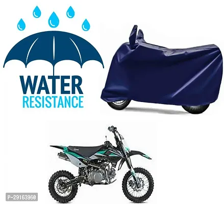 Classic Plain Two Wheeler Cover Blue For Universal For Bike SS