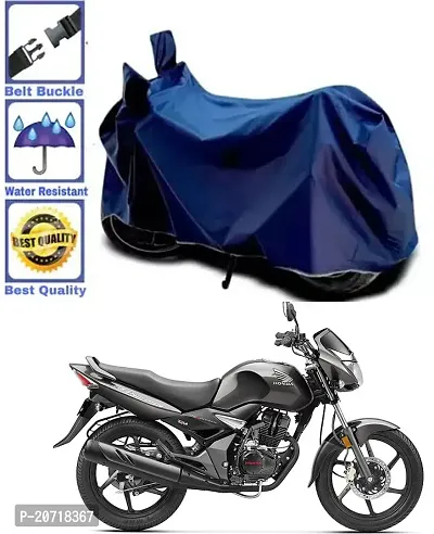 RONISH Waterproof Bike Cover/Two Wheeler Cover/Motorcycle Cover (Navy Blue) For Honda CB Unicorn