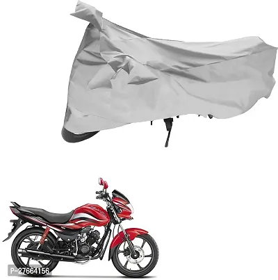 Stylish Silver Nylon Hero Universal For Bike Bike Cover-thumb0