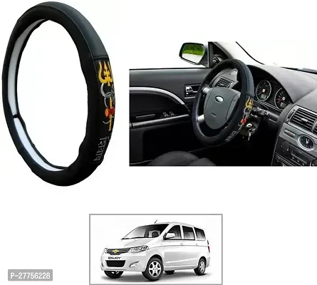 Designer Car Steering Cover Om Namah Shivay For Chevrolet Enjoy-thumb0