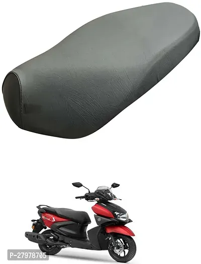 Two Wheeler Seat Cover Black For Yamaha Rayzr 125 Fi-thumb0