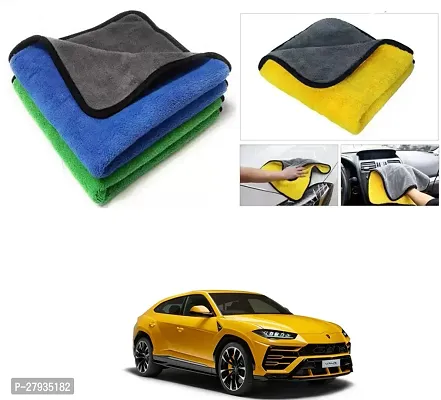 Car Cleaning Microfiber Cloth Pack Of 2 Multicolor For Lamborghini Urus