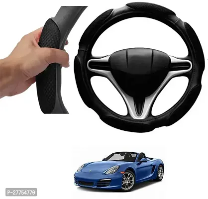 Car Steering Cover Black 6G Skidproof For Universal For Car Boxster-thumb0