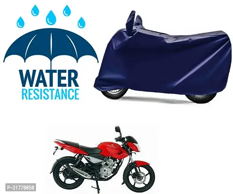 Splendid Waterproof Polyester Two Wheeler Cover Suitable For Bajaj Pulsar 135 LS DTS-i Bikes-thumb0