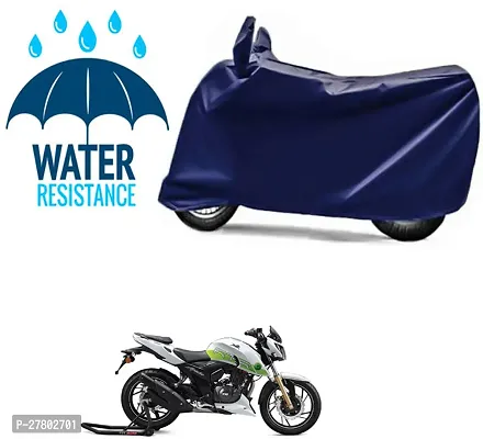 Designer Bike Body Cover Navy Blue For Tvs Apache Rtr 200 Fi E100