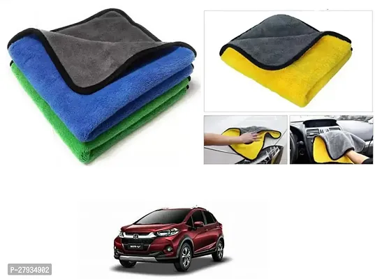 Car Cleaning Microfiber Cloth Pack Of 2 Multicolor For Honda WRV-thumb0